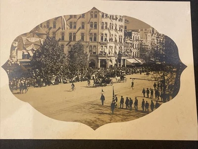Fotografía antigua original rara del desfile inaugural del presidente Woodrow Wilson 1913 Foto 1 de 4