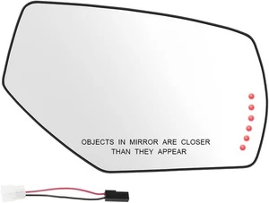 Espejo retrovisor térmico lateral pasajero Senzeal de vidrio con (derecha), negro  - Imagen 1 de 9