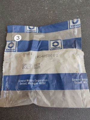 NOS OEM 1982-91 GM Alternator Rectifier Bridge Attaching Screw Delco 14058081 - Image 1 of 2