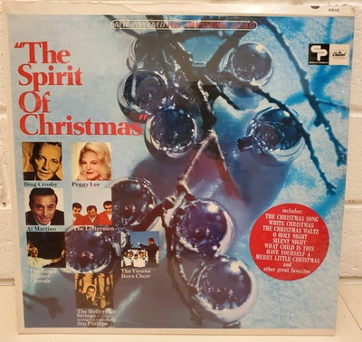 THE SPIRIT OF CHRISTMAS 1966 LP BING CROSBY PEGGY LEE THE LETTERMEN VINTAGE NEW - Image 1 of 3