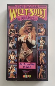 The World Wet T-Shirt Finals (VHS, 1988) Go From Wet To Wild MINT CONDITION - Picture 1 of 4
