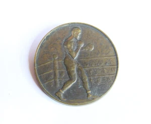 Vintage Bronze BOXING MEDAL Novices Winner - Picture 1 of 4
