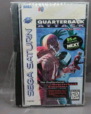 Quarterback Attack Sega Saturn Football Video game New in Box Read Description - Image 1 of 4