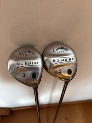 Callaway Big Bertha Golf Clubs Wood Set 3-Wood + 5-Wood Ladies Flex Gems 55 - Image 1 of 4