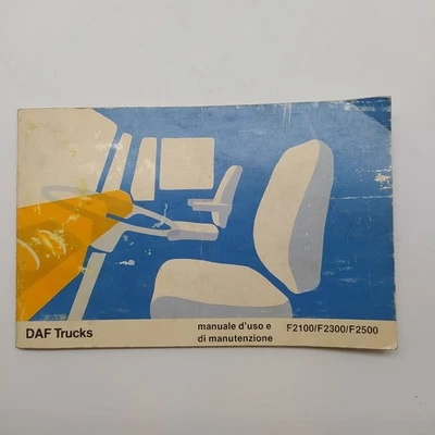 Mauale d'uso e manutenzione autocarri DAF trucks F2100/F2300/F2500. Macchie - Immagine 1 di 3