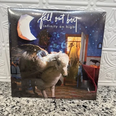 Fall Out Boy Infinity On High - 15th Anniv. Glitter Blue Vinyl Records LPs - NEW - Image 1 of 2