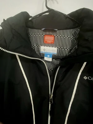 Columbia Men's Snow Daze Thermal Coil Hoodie Snowboarding Jacket Black - Image 1 of 4