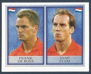 MERLIN-OFFICIAL ENGLAND 1998 WORLD CUP- #246-HOLLAND-FRANK DE BOER / JAAP STAM - Picture 1 of 1