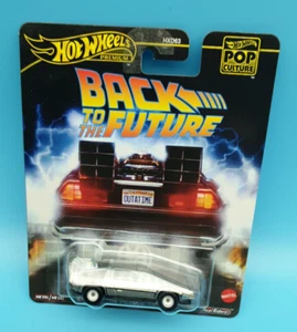 Hot Wheels Delorean Real Riders Pop Culture Neu OVP BTTF Back to the Future - Bild 1 von 8