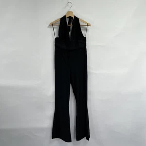 Tuta Urban Outfitters Ebba Slinky Halter. Nero. Grande. - Foto 1 di 4