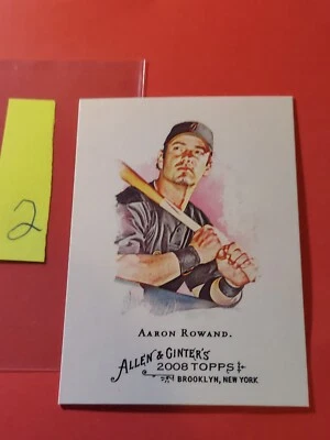 2008 Topps Allen and Ginter #87 Aaron Rowand, cd2 - Image 1 of 2