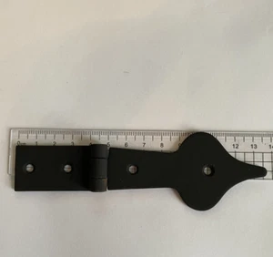 10 x Scharniere Tür Schrank Kommode Deko Antik Schwarz Speerspitze Eisen Metall - Bild 1 von 10