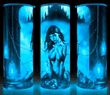 Glow in Dark Vampirella Sexy Vampire in Blood Pit at Draculas Cup Mug Tumbler