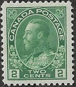 Canada #107 "King George V" Mint 1922 Admiral Issue (A) - Imagen 1 de 2