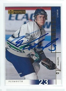 Libor Ustrnul Signed 2000/01 Upper Deck Prospects CHL Card #22