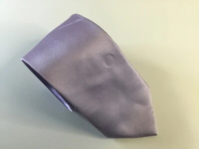 Corbata Umo Lorenzo Hombre Nueva Corbata Púrpura Sólida Foto 1 de 4