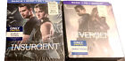 Divergent Insurgent Serie Steelbook Blu-ray DVD Combo Sets brandneu!!!