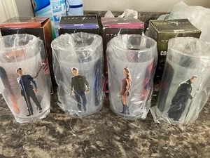 Star Trek 2009 Glasses From Burger King. Set Of 4: Kirk, Spock, Uhura, Nero. - Picture 1 of 5