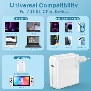 61W USB-C Power Adapter Netzteil Ladegerät für MacBook Air/Pro/Retina iPad 45W - Bild 1 von 15