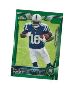 2015 Topps Chrome Green Refractors #170 Phillip Dorsett RC  INDIANAPOLIS COLTS - Picture 1 of 1