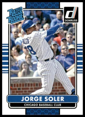 2015 Donruss #37 Jorge Soler Chicago Cubs Rookie - Image 1 of 2
