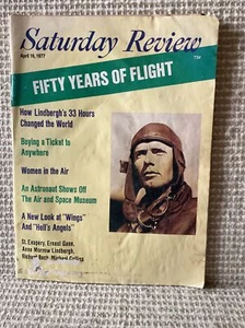 Saturday Review Magazines April 16 1977 Very RARE VTG 50 Years of Flight - Picture 1 of 9