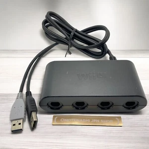 Wii U Official OEM GameCube Controller Adapter Nintendo WUP-028 Used - Picture 1 of 5