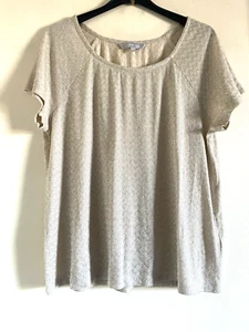 Debenhams Red Herring Sparkly Short Sleeved Top T-Shirt Party Blouse Size UK 14 - Picture 1 of 6