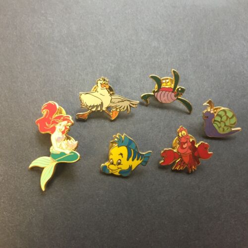 Little Mermaid & Ocean Friends Set Very Rare 6 Pin Set Disney Pin 1829