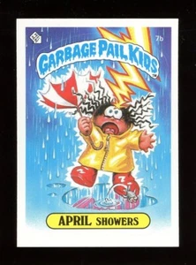 1985 Garbage Pail Kids OS1 Series 1 #7b April Showers Glossy back - NM/MT-MT - Picture 1 of 1