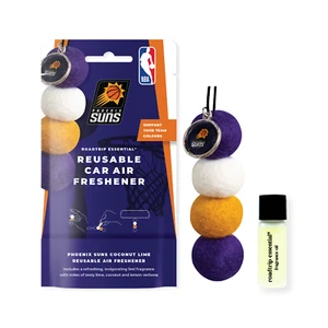 NBA Smelly Balls Set - Phoenix Suns - Re-useable Car Air Freshener - Picture 1 of 3