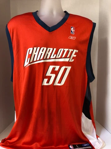 Charlotte Bobcats Emeka Okafor Jersey Reebok Mens Large NBA See Below Cover