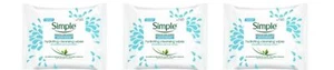 BL Simple Cleansing Wipes 25 Count Hydrating - THREE PACK - Picture 1 of 1