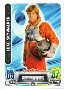 LUKE SKYWALWER #21 HEROES Y VILLANOS CROMO STAR WARS 2016 TOPPS - Picture 1 of 2