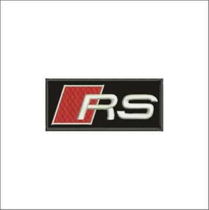 [ Patch ] Audi Rs Motor Racing Auto Corse CM 7,5 x 3,5 Parche Bordado v11a -964 - Picture 1 of 1
