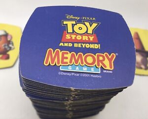Toy Story And Beyond Memory Game Replacement Parts 68 Cards (34 Matched Pairs)