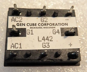 L442 GEN CUBE CORPORATION CRYDOM BLOCK Silicon Controlled Rectifier, 2 - Picture 1 of 4