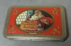 Coca Cola Christmas 1998 Playing Cards Advertising Nastalgia Tin 2 Decks Sealed - Picture 1 of 3