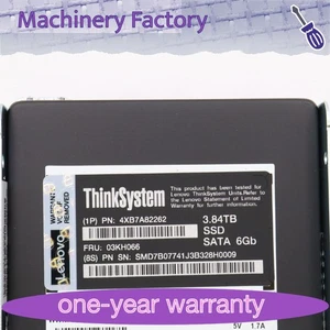 03KH066 Lenovo 4XB7A82262 ThinkSystem 2.5" 3.84TB Read Intensive SATA 6Gb HS SSD - Afbeelding 1 van 6