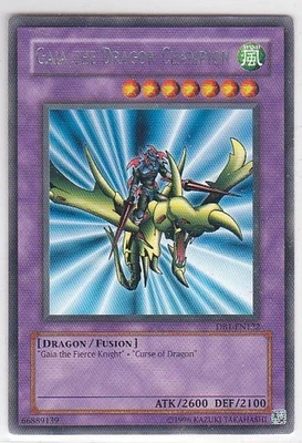 JP) Yugioh - Konami - Yu-Gi-Uh! - Gaia the Dragon Champion - DB1-EN122 - Card - Image 1 of 2