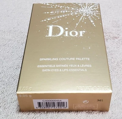 Paleta de alta costura brillante Dior colección navideña conjunto de sombras de ojos maquillaje sin usar Foto 1 de 4