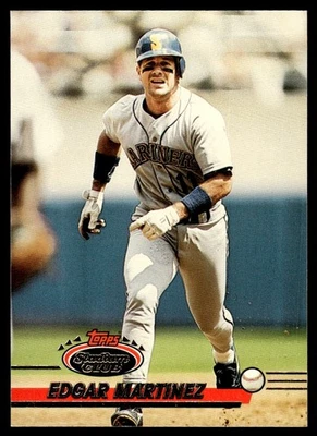 1993 Topps Stadium Club #331 Edgar Martinez Seattle Mariners - Image 1 of 2
