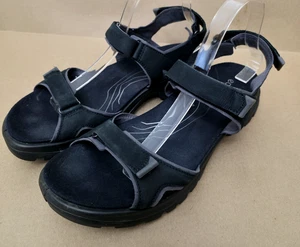 Ecco Sandals Sz UR 43 US 12-12.5 Women’s Sport Yucatan Black Hiking - Picture 1 of 11