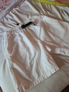 Vintage Gramicci Shorts Herren Größe Small natürliche Baumwolle 7" hergestellt in den USA Wandern Gürtel - Bild 1 von 5