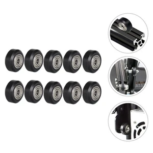 10 Pcs 3D Printed Pulley Accessories Shopping Large Model Ball Bearings Wheel - Zdjęcie 1 z 12