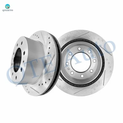 Rotores de disco de freno traseros perforados 360 mm para Chevrolet Suburban 3500 HD 2016-2018 Foto 1 de 4