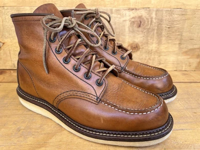Red Wing Heritage 1907 Men's Moc Boots Copper Rough and Tough Sz US 8.5 D/UK 7.5 - Image 1 of 4