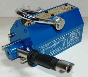 BLUEROCK Tools 600 KG - 1320 Pfund Stahl Magnetheber Kran Hebevoragnet - Bild 1 von 1