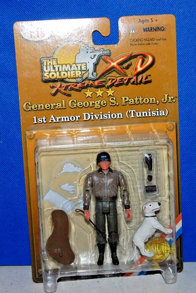 The Ultimate Soldier XD General George S Patton Jr Figure 21st Century Toys 2002