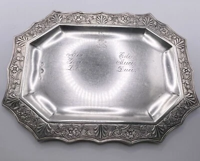 Antique Austrian 800 Silver Tray - Image 1 of 4